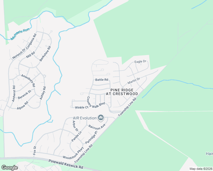 map of restaurants, bars, coffee shops, grocery stores, and more near 14 Springdale Road in Manchester Township