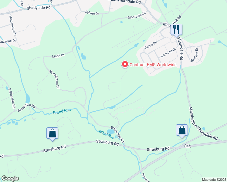 map of restaurants, bars, coffee shops, grocery stores, and more near 1518 Sawtimber Trail in West Chester