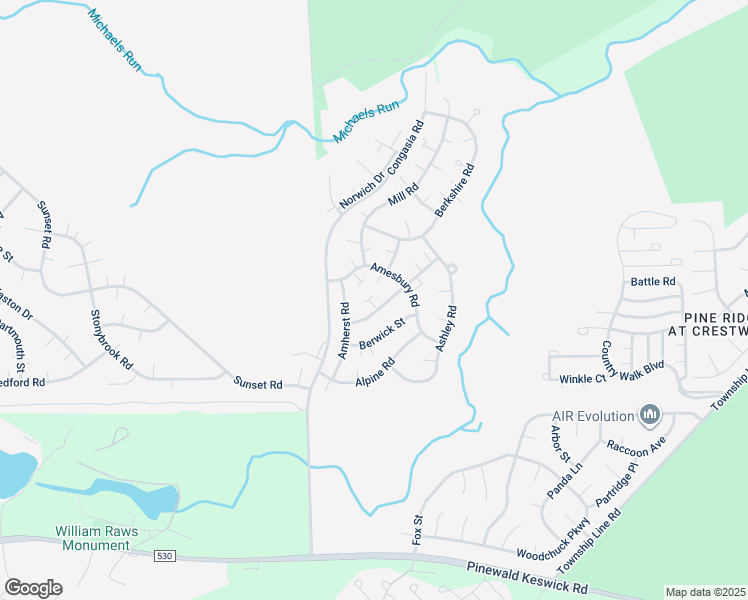 map of restaurants, bars, coffee shops, grocery stores, and more near 9A Ardsley Avenue in Manchester Township