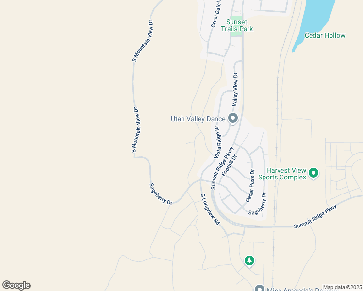 map of restaurants, bars, coffee shops, grocery stores, and more near 1859 West View Cove in Santaquin
