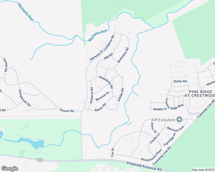 map of restaurants, bars, coffee shops, grocery stores, and more near 7B Ardsley Avenue in Manchester Township