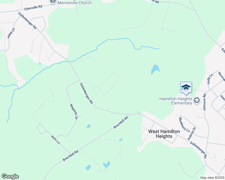 map of restaurants, bars, coffee shops, grocery stores, and more near 1820 Bell Avenue in Chambersburg