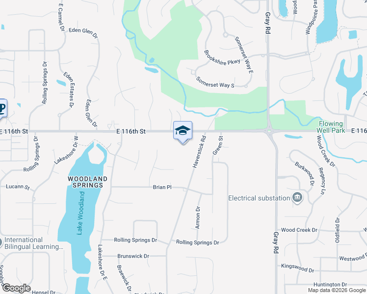 map of restaurants, bars, coffee shops, grocery stores, and more near 4311 East 116th Street in Carmel