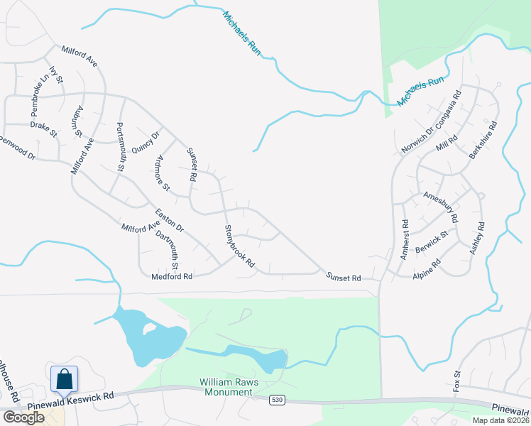 map of restaurants, bars, coffee shops, grocery stores, and more near 109 Sunset Road in Manchester Township