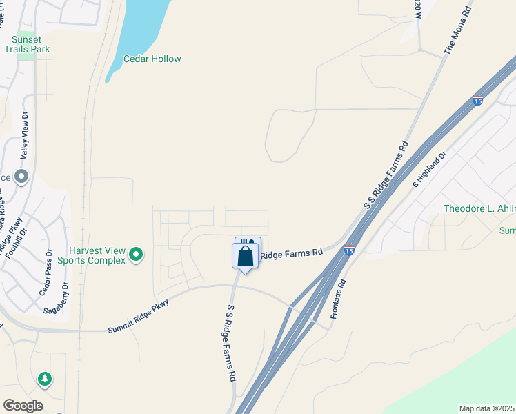 map of restaurants, bars, coffee shops, grocery stores, and more near 965 W Fox Run Ave in Santaquin