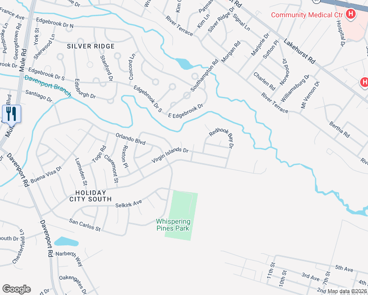 map of restaurants, bars, coffee shops, grocery stores, and more near 2 Flamingo Way in Toms River