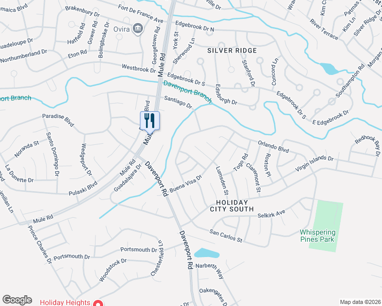 map of restaurants, bars, coffee shops, grocery stores, and more near 8 Las Croabas Lane in Toms River