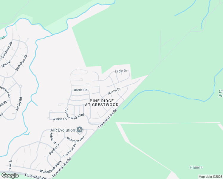 map of restaurants, bars, coffee shops, grocery stores, and more near 7 Eagle Court in Manchester Township