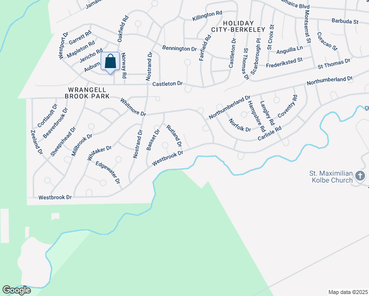 map of restaurants, bars, coffee shops, grocery stores, and more near 8 Rutland Drive in Toms River
