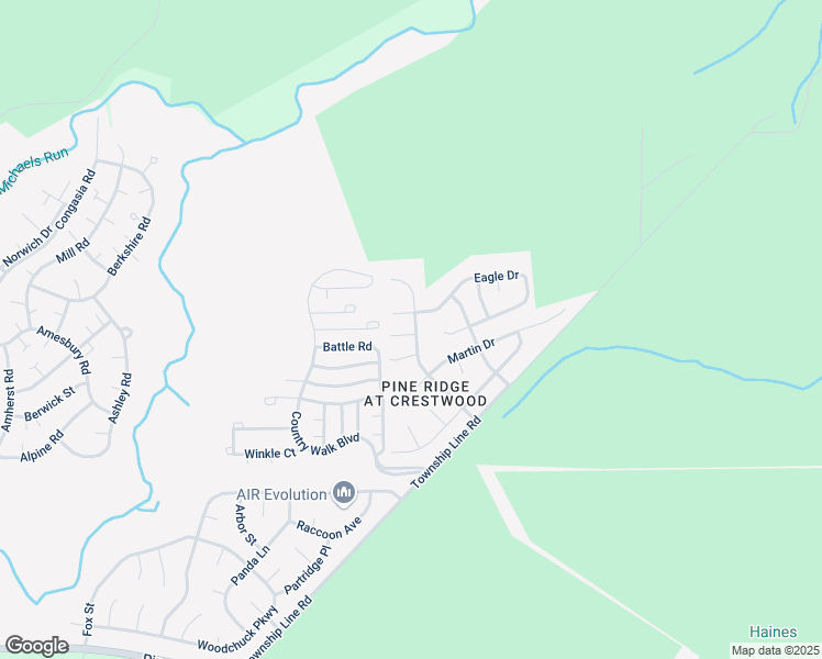 map of restaurants, bars, coffee shops, grocery stores, and more near 18 Fieldstone Court in Manchester Township