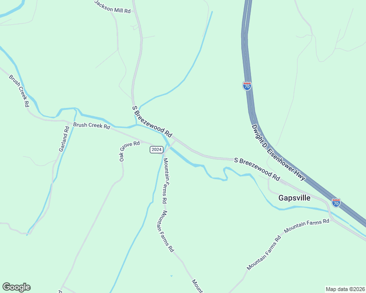 map of restaurants, bars, coffee shops, grocery stores, and more near in Gapsville