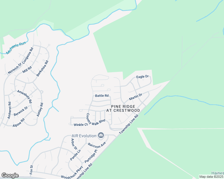 map of restaurants, bars, coffee shops, grocery stores, and more near 18 Fieldstone Court in Manchester Township