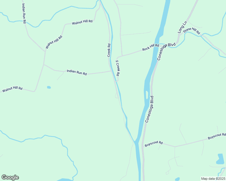 map of restaurants, bars, coffee shops, grocery stores, and more near 232 Creek Road in Millersville