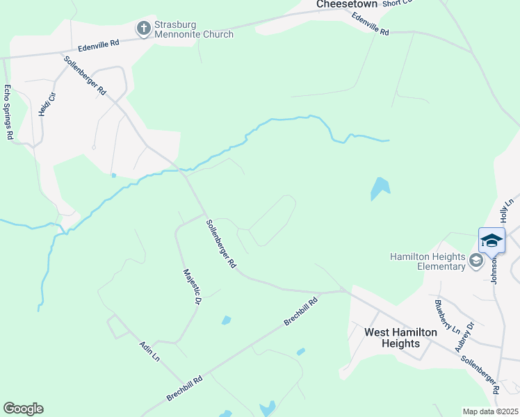 map of restaurants, bars, coffee shops, grocery stores, and more near 1948 Bell Avenue in Chambersburg