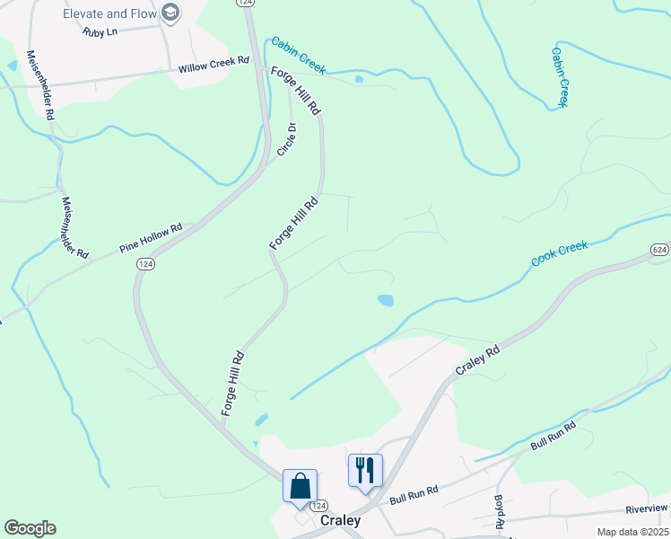 map of restaurants, bars, coffee shops, grocery stores, and more near 30 Surrey Drive in Wrightsville