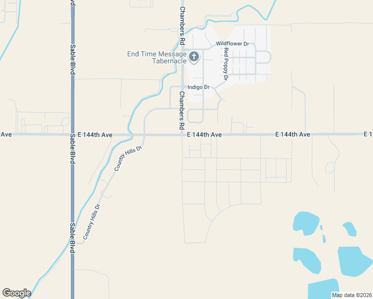 map of restaurants, bars, coffee shops, grocery stores, and more near 15320 East 144th Avenue in Brighton