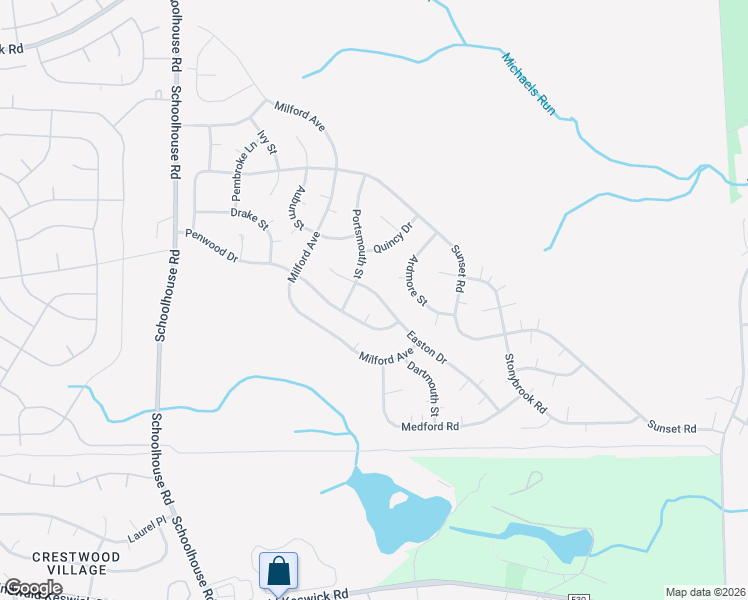 map of restaurants, bars, coffee shops, grocery stores, and more near 13A Easton Dr in Whiting