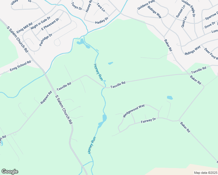 map of restaurants, bars, coffee shops, grocery stores, and more near 2598 Taxville Road in York County