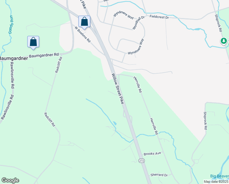 map of restaurants, bars, coffee shops, grocery stores, and more near 16 Beverly Road in Willow Street