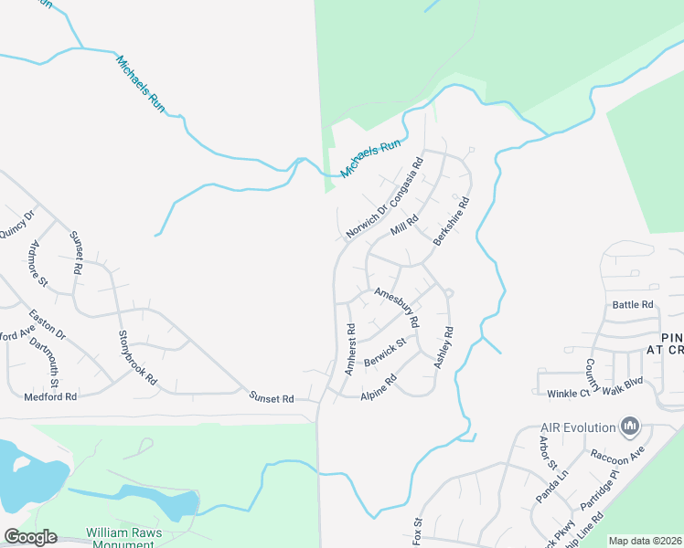 map of restaurants, bars, coffee shops, grocery stores, and more near 2 Andover Ct in Manchester Township