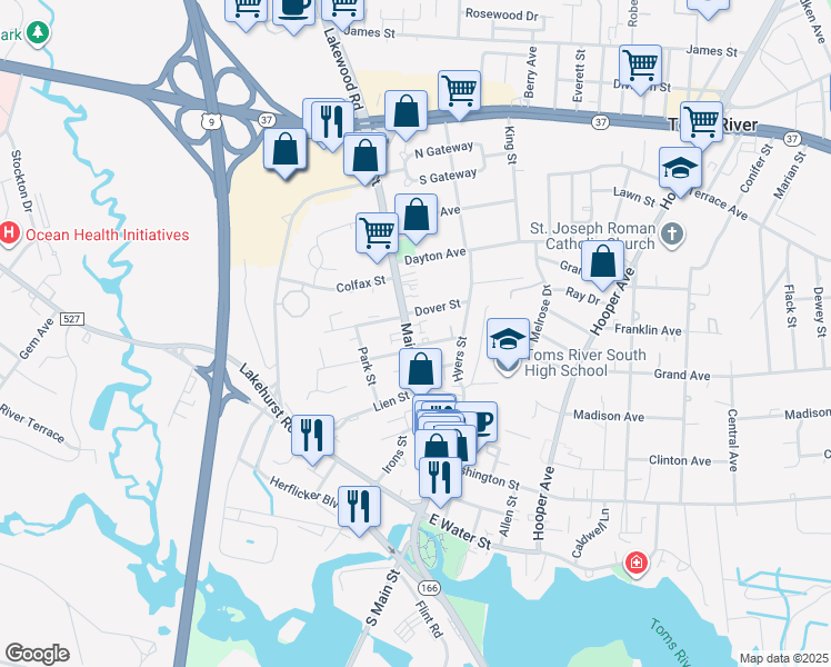 509 Main Street, Toms River NJ Walk Score