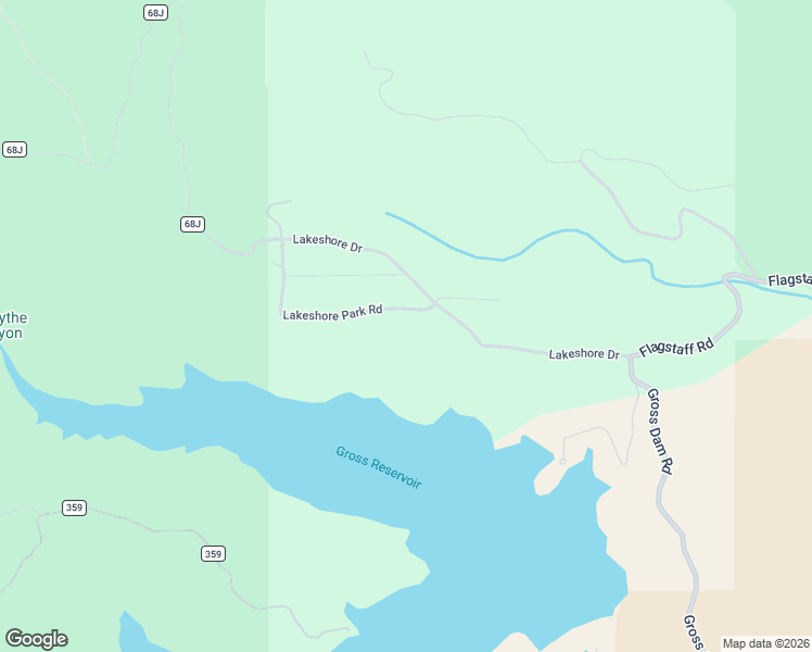 map of restaurants, bars, coffee shops, grocery stores, and more near 215 Lakeshore Park Road in Boulder