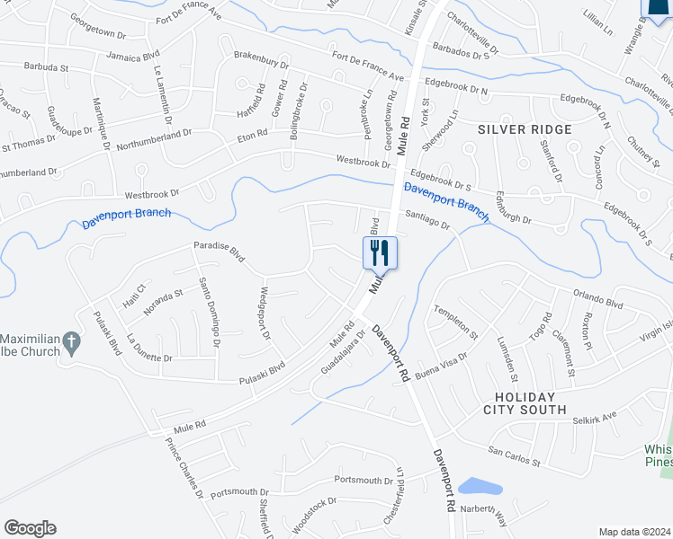 map of restaurants, bars, coffee shops, grocery stores, and more near 11 La Combe Terrace in Toms River