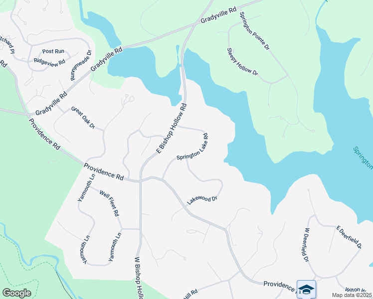 map of restaurants, bars, coffee shops, grocery stores, and more near 21 Springton Lake Road in Media