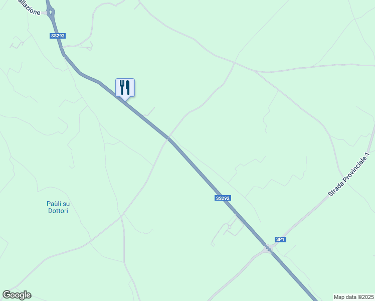map of restaurants, bars, coffee shops, grocery stores, and more near in Province of Oristano