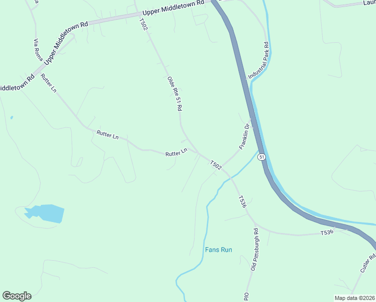 map of restaurants, bars, coffee shops, grocery stores, and more near 255 Rutter Lane in Smock