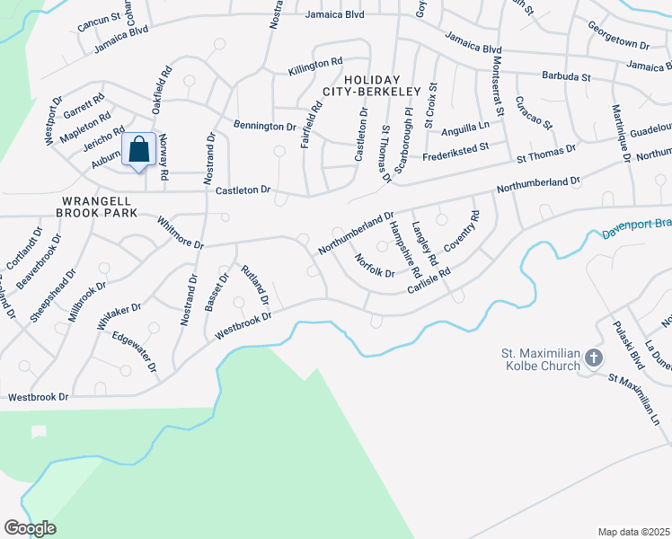 map of restaurants, bars, coffee shops, grocery stores, and more near 95 Carlisle Road in Toms River