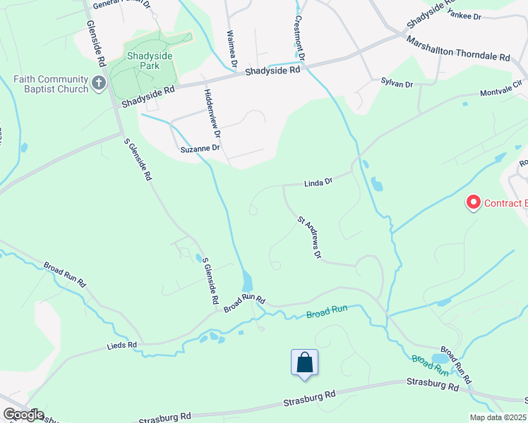 map of restaurants, bars, coffee shops, grocery stores, and more near 1660 Linda Drive in West Chester