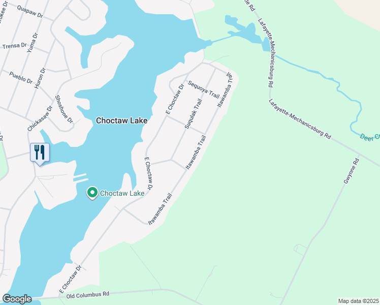 map of restaurants, bars, coffee shops, grocery stores, and more near 1671 Suqulak Trail in London