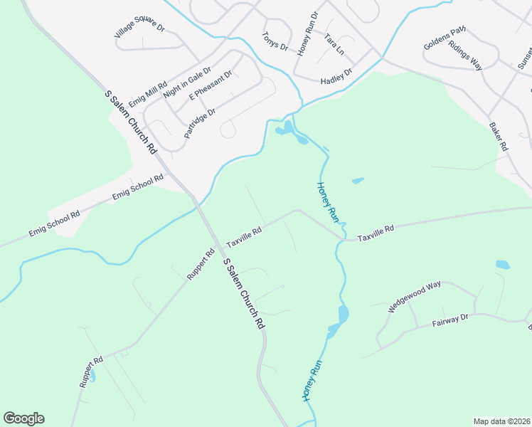 map of restaurants, bars, coffee shops, grocery stores, and more near 2781 Taxville Road in York