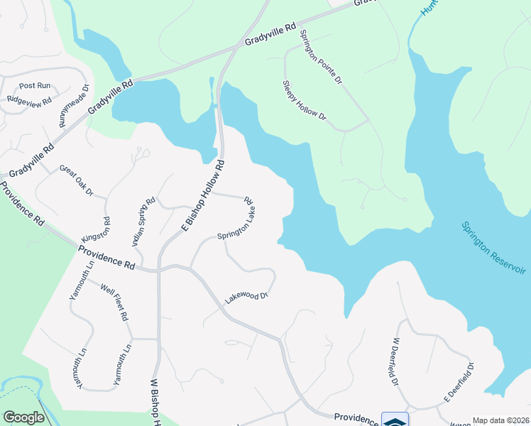 map of restaurants, bars, coffee shops, grocery stores, and more near 132 Springton Lake Road in Media