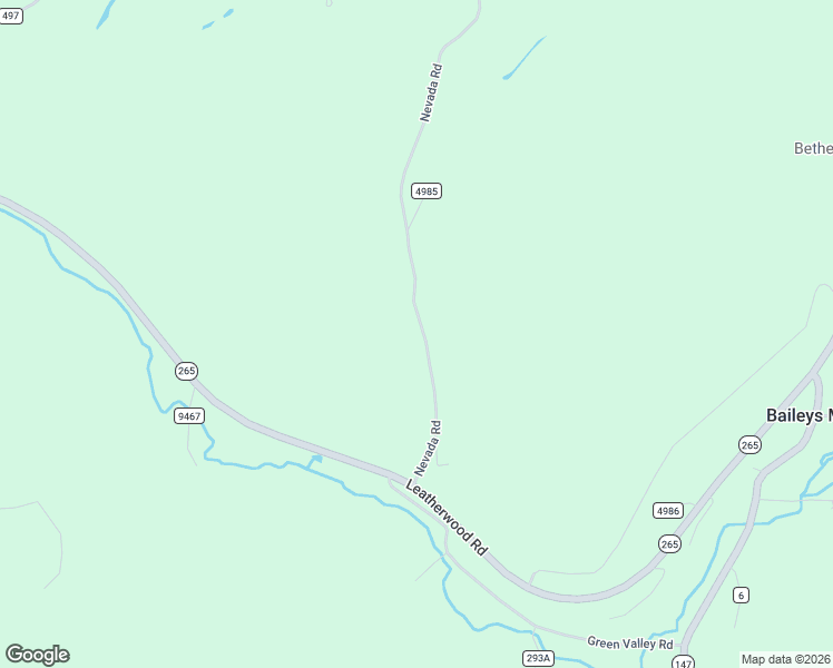 map of restaurants, bars, coffee shops, grocery stores, and more near 55 Nevada Road in Quaker City