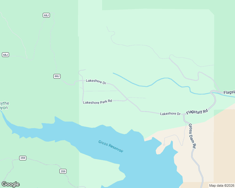 map of restaurants, bars, coffee shops, grocery stores, and more near 505 Lakeshore Drive in Boulder