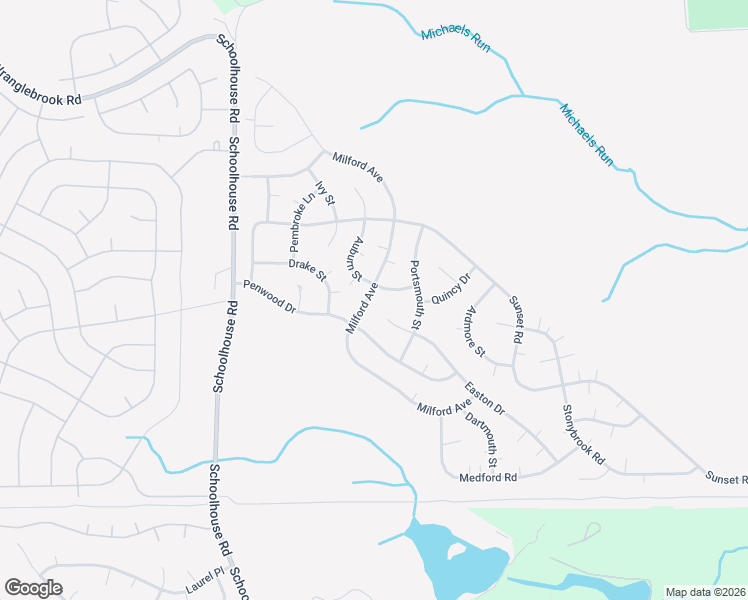 map of restaurants, bars, coffee shops, grocery stores, and more near 77A Milford Avenue in Manchester Township