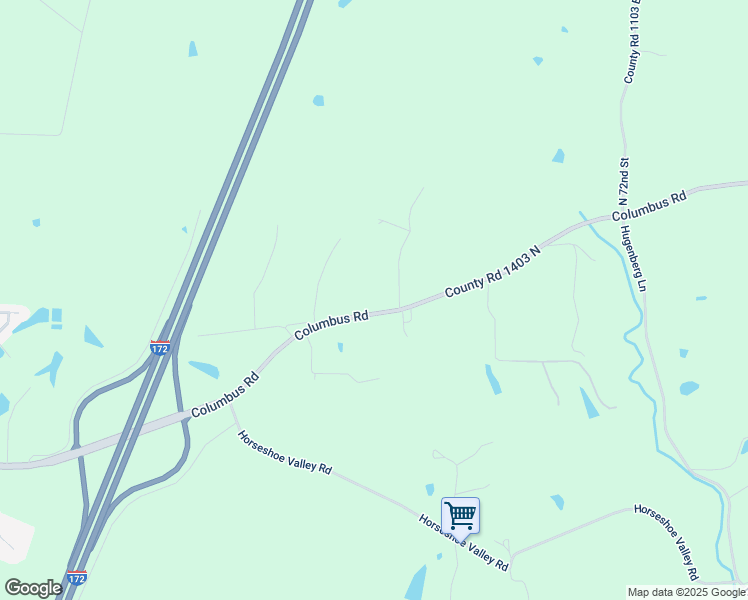 map of restaurants, bars, coffee shops, grocery stores, and more near 6523 Columbus Road in Quincy