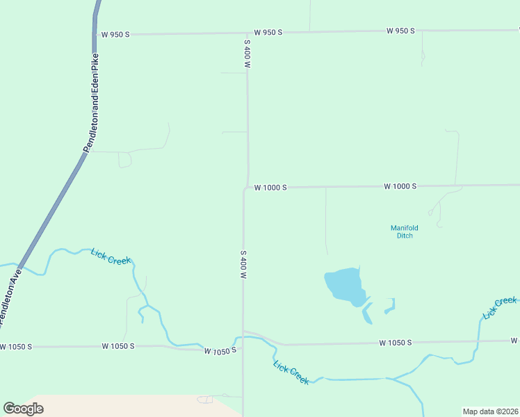 map of restaurants, bars, coffee shops, grocery stores, and more near 10022 South 400 West in Pendleton