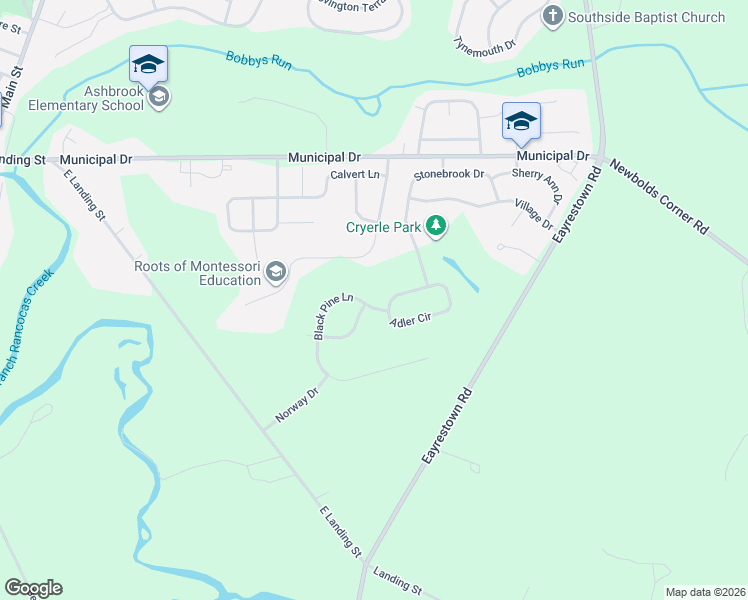 map of restaurants, bars, coffee shops, grocery stores, and more near 4 Black Pine Ln in Lumberton