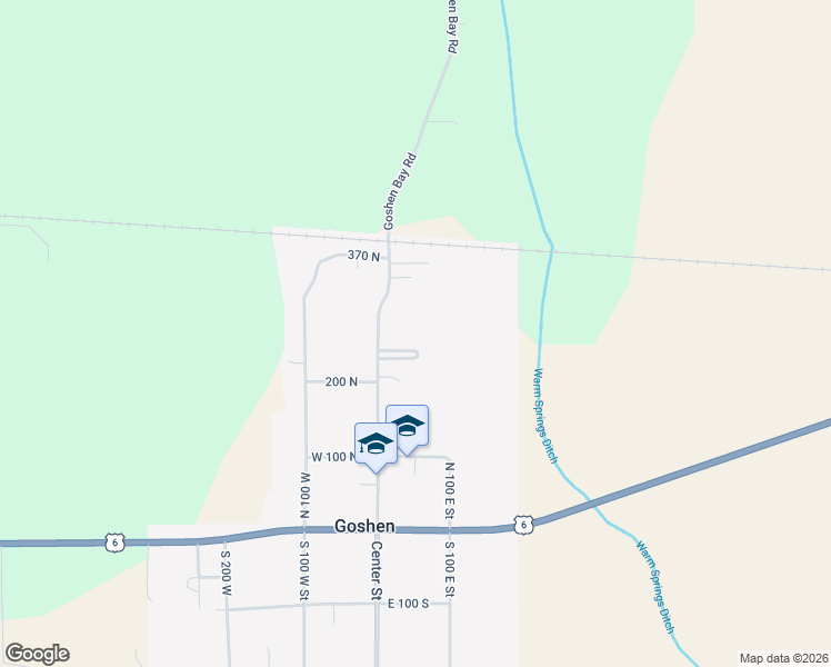 map of restaurants, bars, coffee shops, grocery stores, and more near 264 South Center Street in Santaquin