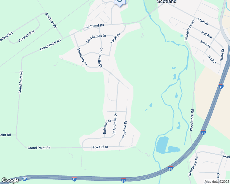map of restaurants, bars, coffee shops, grocery stores, and more near 3355 Saint Andrews Drive in Chambersburg