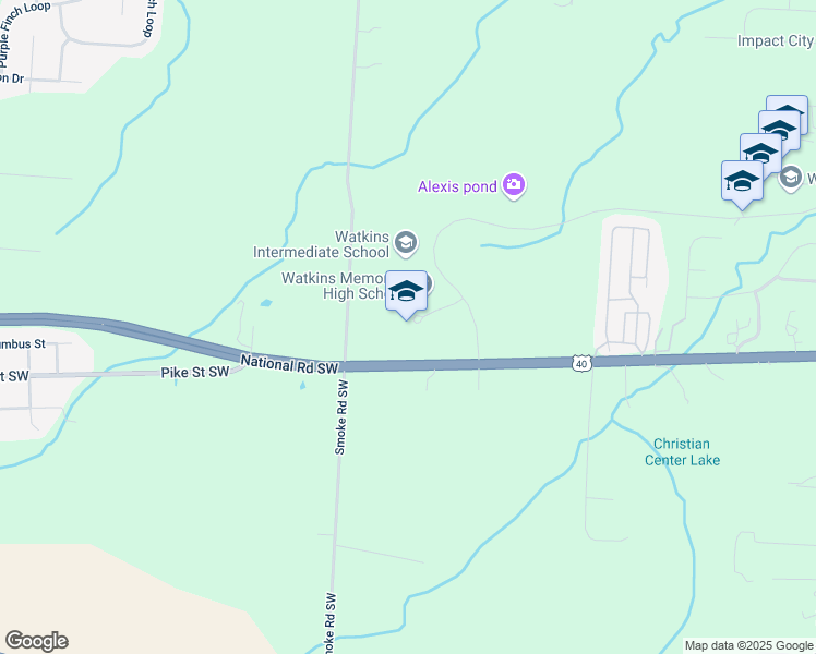 map of restaurants, bars, coffee shops, grocery stores, and more near 1954 Warrior Way Southwest in Etna