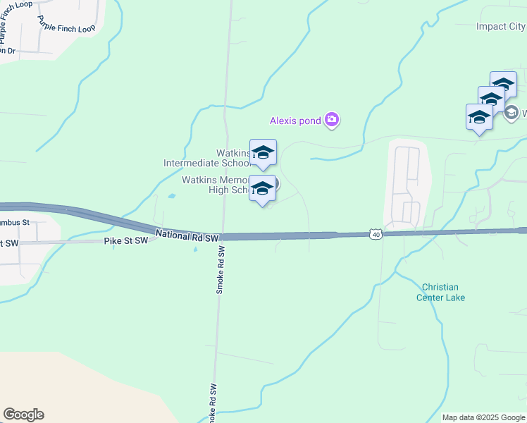 map of restaurants, bars, coffee shops, grocery stores, and more near 1954 Warrior Way Southwest in Etna