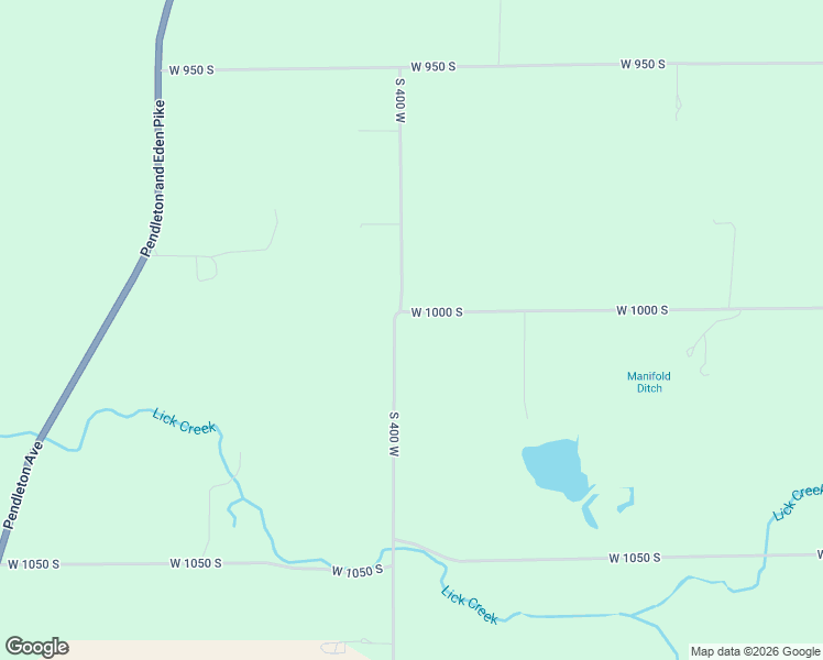map of restaurants, bars, coffee shops, grocery stores, and more near 10022 South 400 West in Pendleton