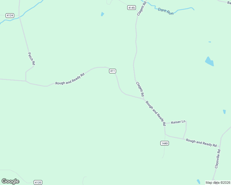 map of restaurants, bars, coffee shops, grocery stores, and more near 3061 Rough and Ready Road in New Concord