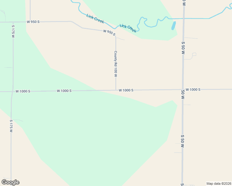map of restaurants, bars, coffee shops, grocery stores, and more near 987 West 1000 South in Pendleton