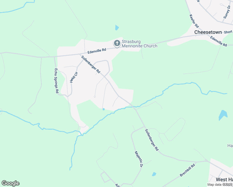 map of restaurants, bars, coffee shops, grocery stores, and more near 2192 Sollenberger Road in Chambersburg