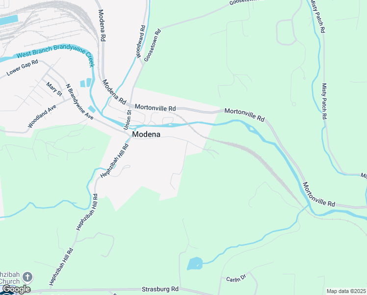 map of restaurants, bars, coffee shops, grocery stores, and more near 4 Hall Hill Road in Modena